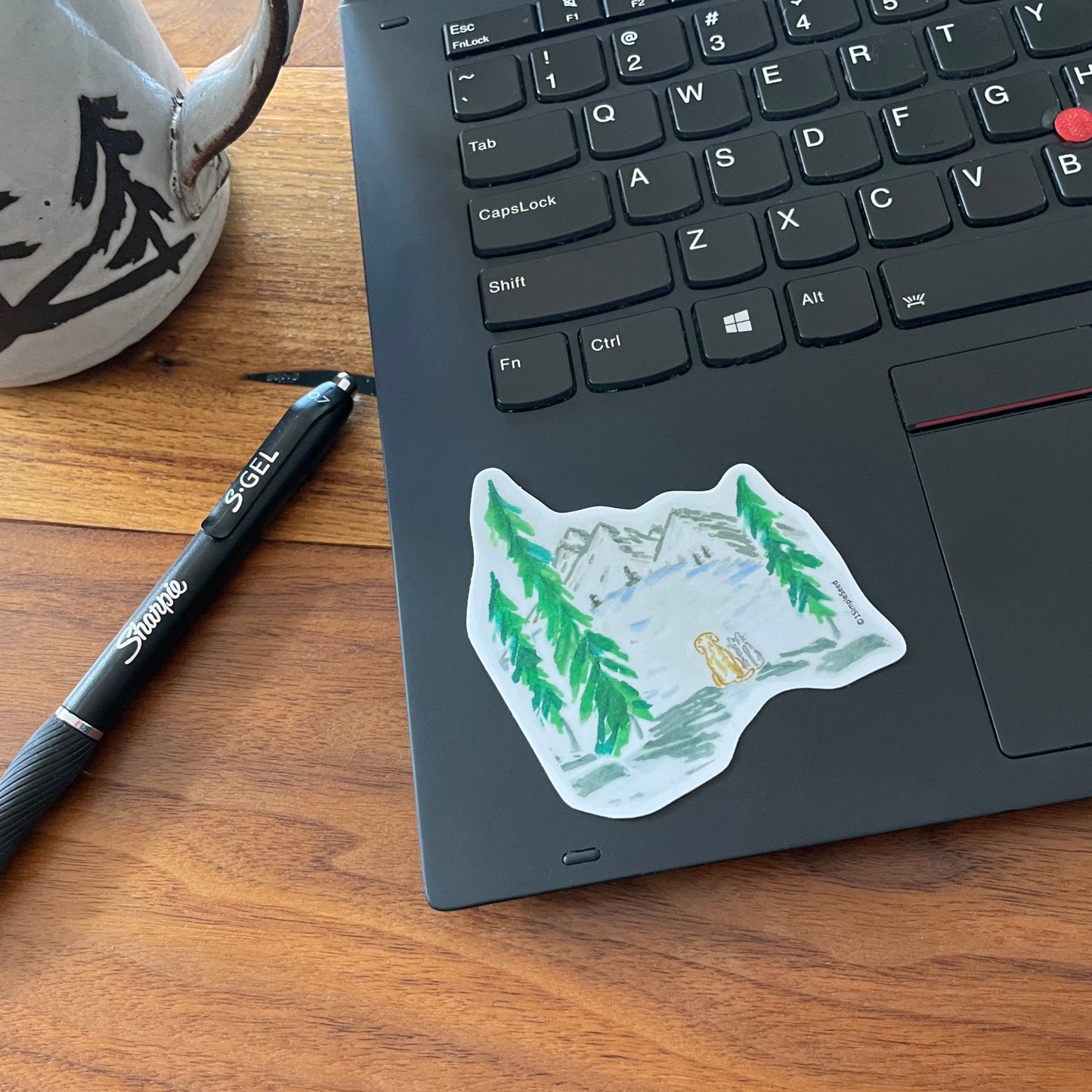 sticker. dog lover. cat lover. adventure. mountains. Water bottle. camping. laptop. retirement. childrents