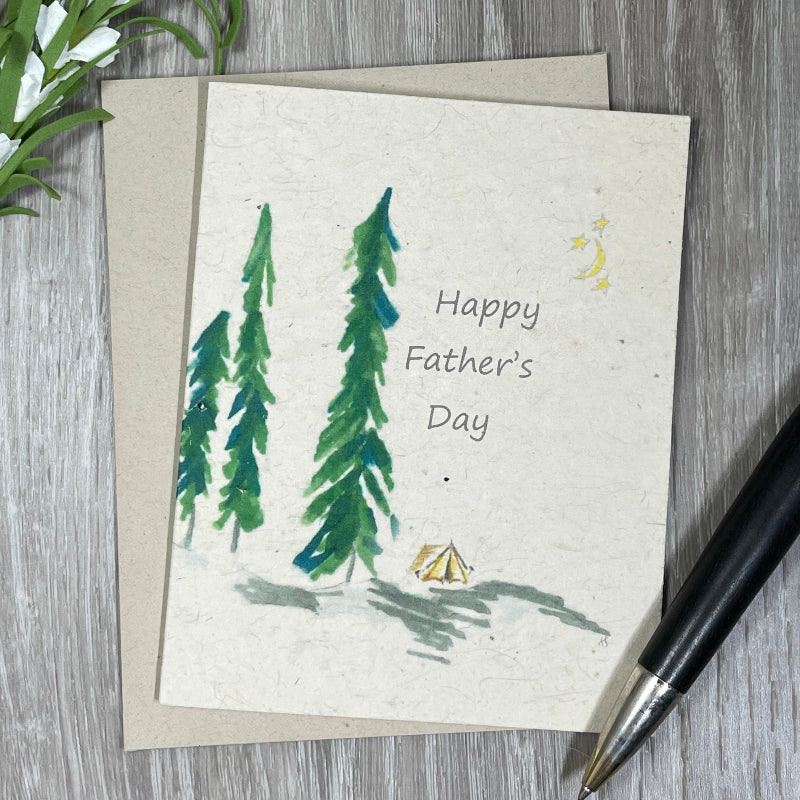 Happy Fathers Day. Wildflower Seed paper.