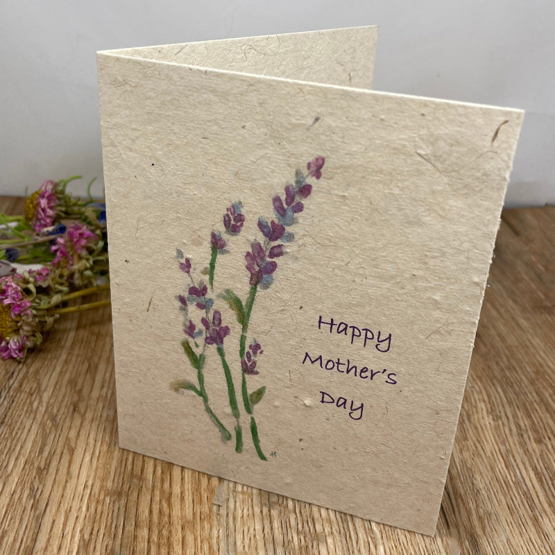 Mother's Day | Plantable Card| Pink Lavender