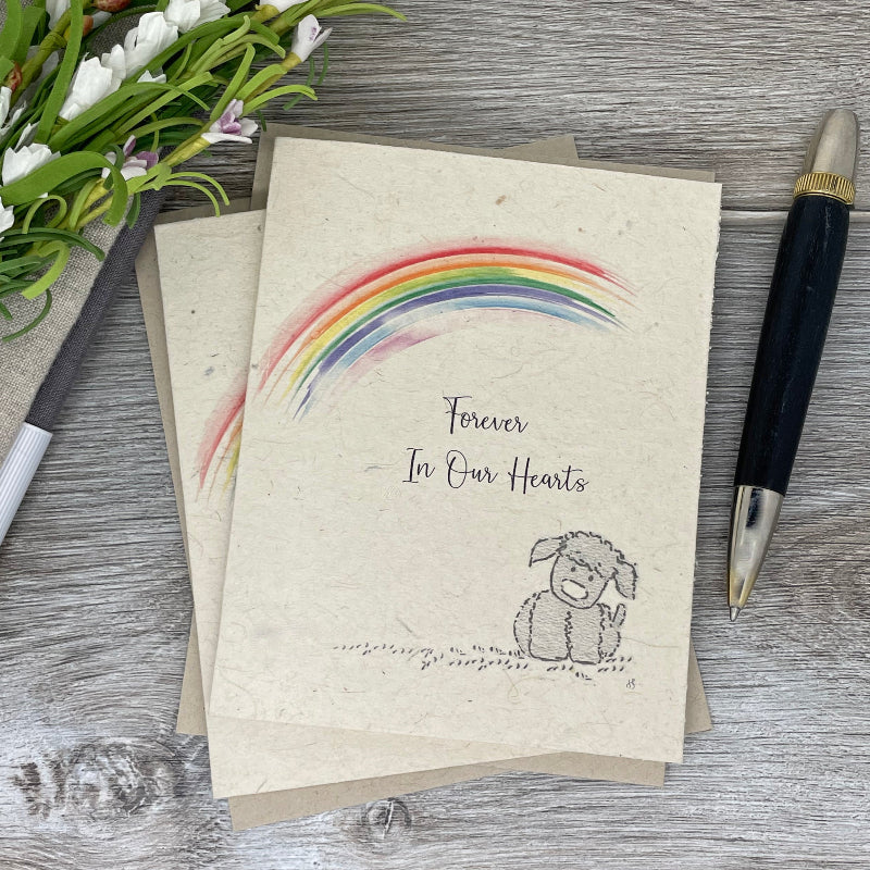 Pet loss. Dog Loss. Pet sympathy. Pet lover. dog lover. sympathy for dogs. plantable card. wildflower seed paper.