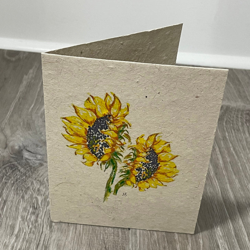 sunflower seed paper. wildflower.
