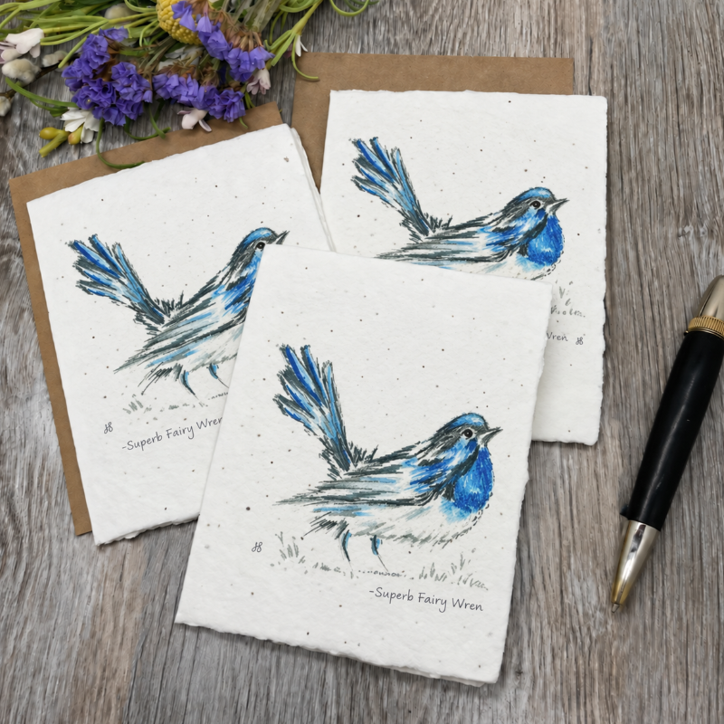 All Occasion Plantable Card | Birds | Wren