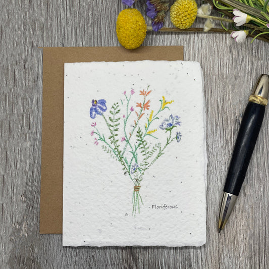 All Occasion Plantable Card | Wildflower Bunch