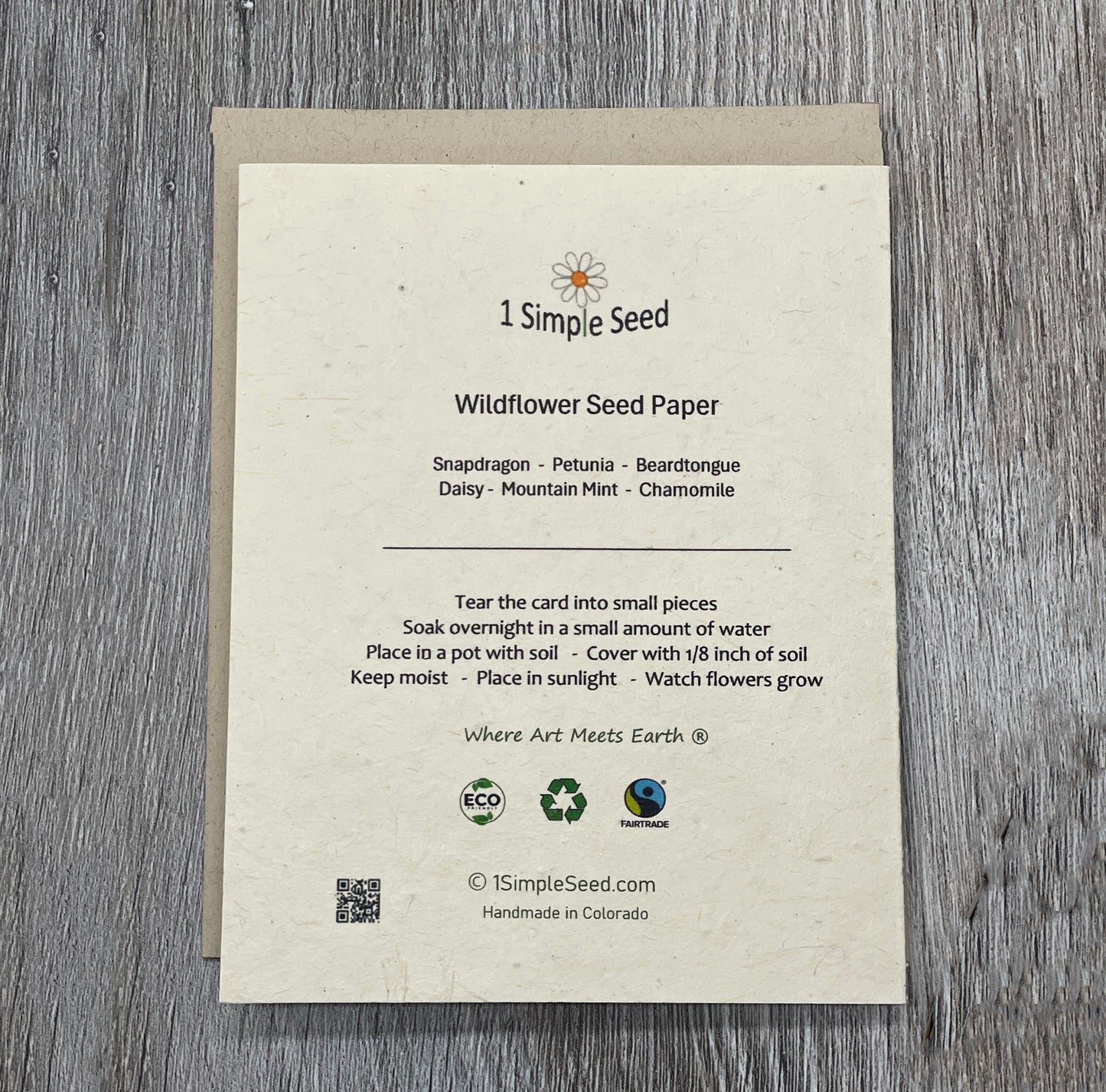 Custom | Wildflower Seed Paper Cards