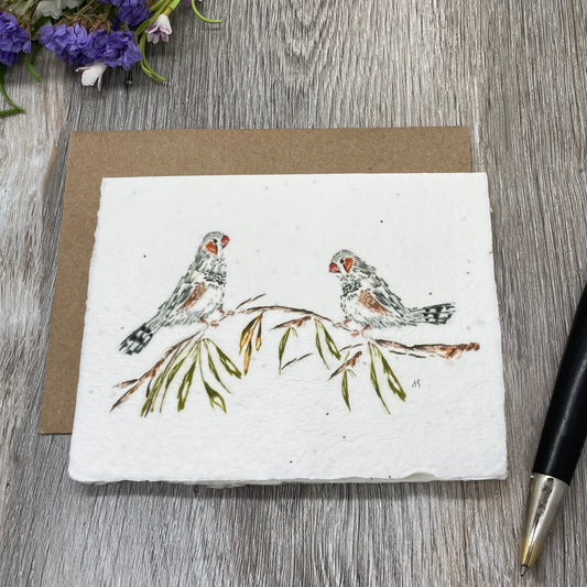 All Occasion Plantable Card  | Birds | Finches