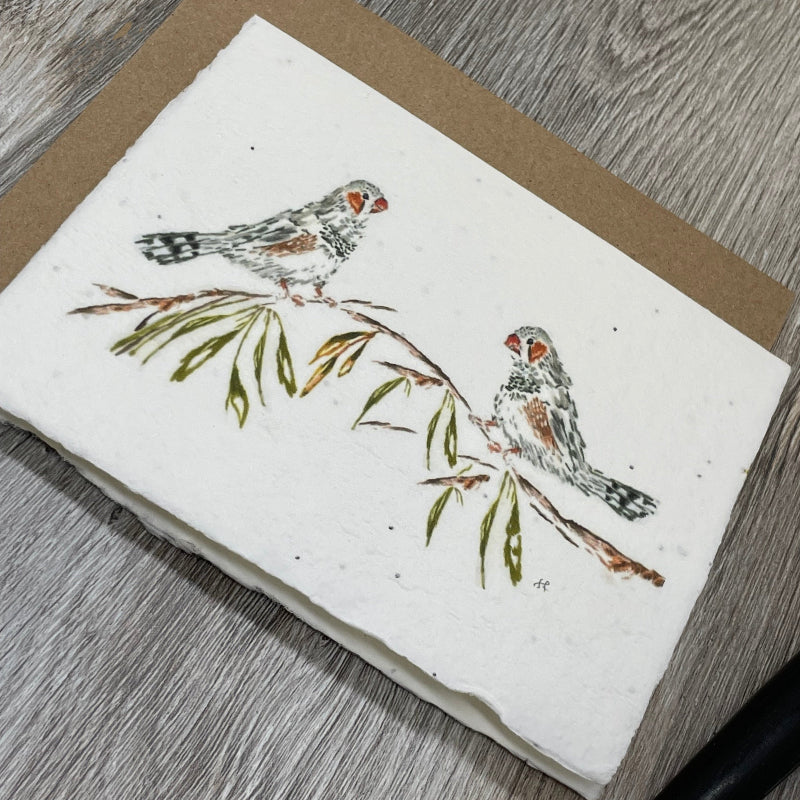 All Occasion Plantable Card  | Birds | Finches