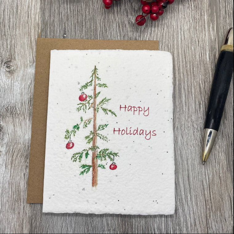Holiday | Christmas | Plantable Card |  Tree