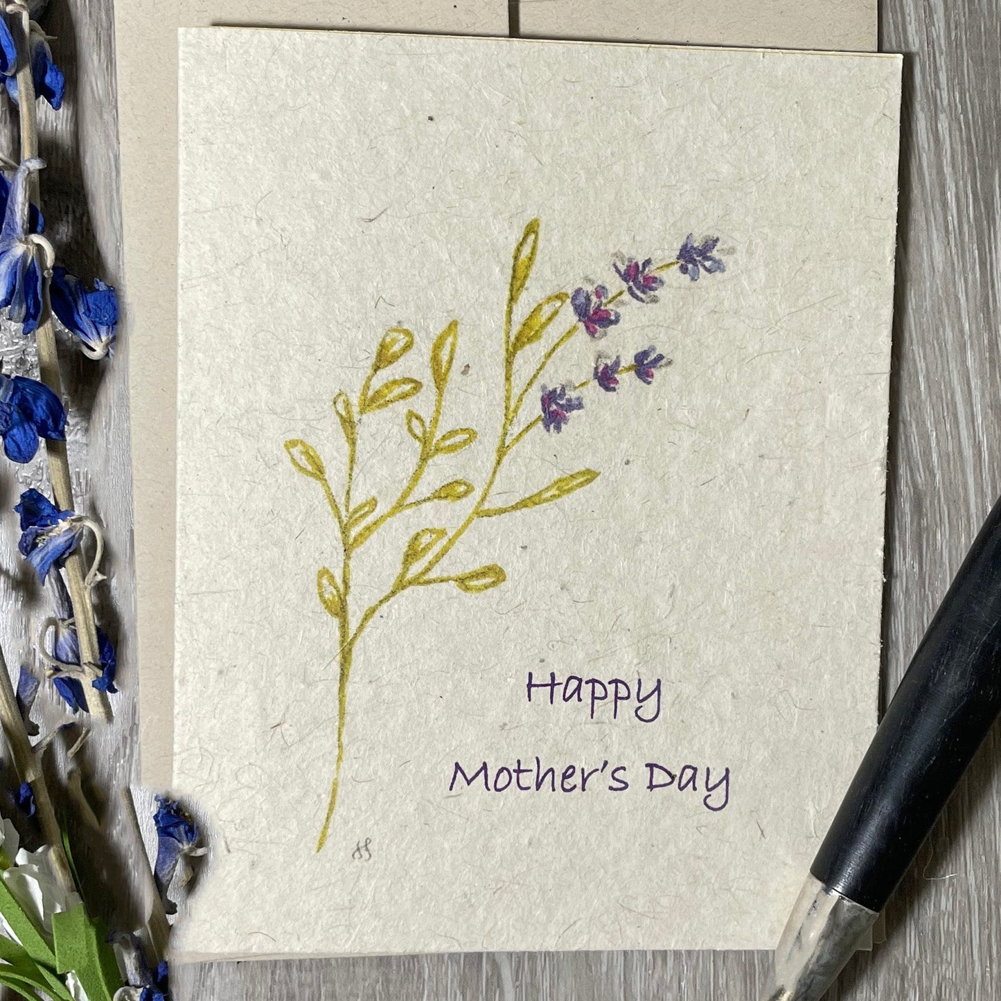 Mother's Day  |  Lavender  | Hand Drawn |  Plantable Seed Paper