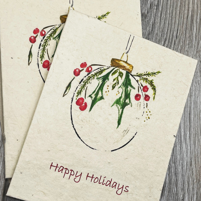 Wildflower Seed Paper. Hummingbird. wisteria flowers. Plantable Cards. Summer. Birds