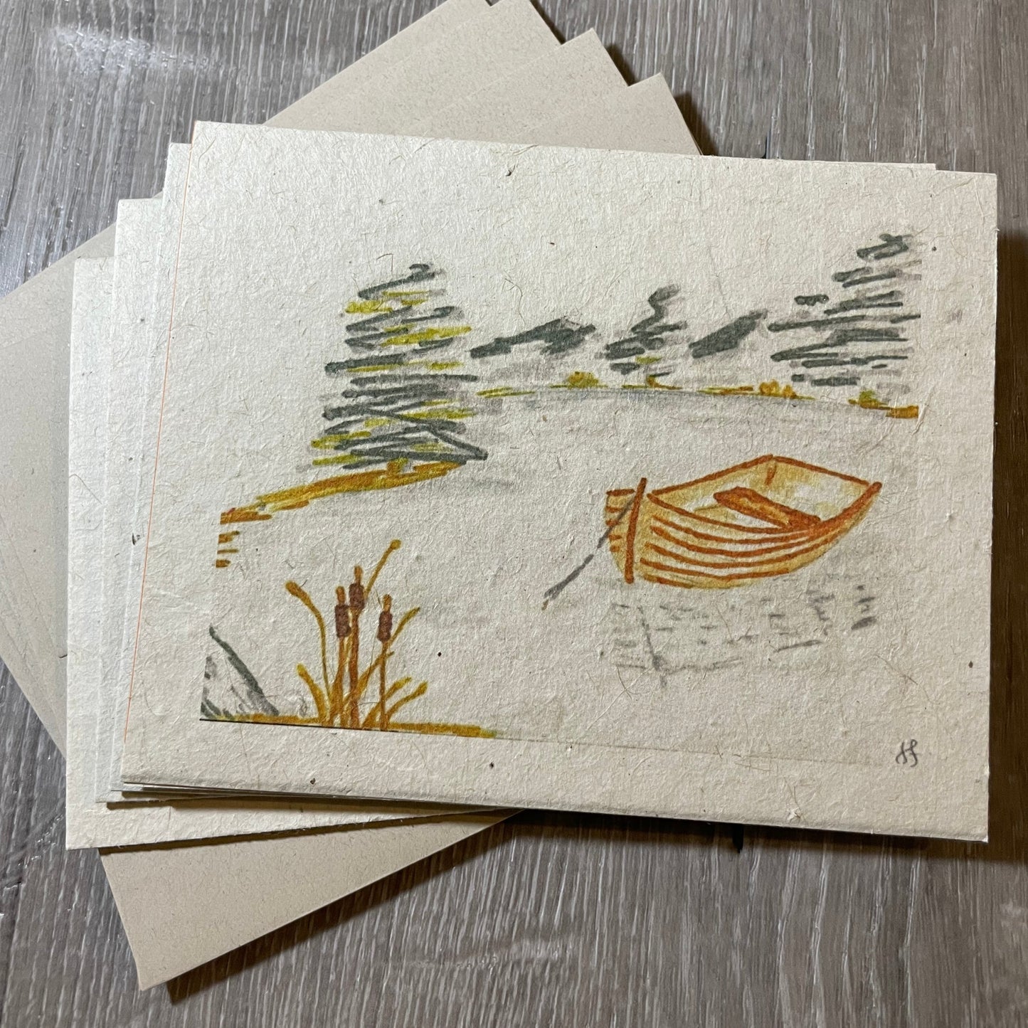 Boat | Plantable Card | Retirement Card