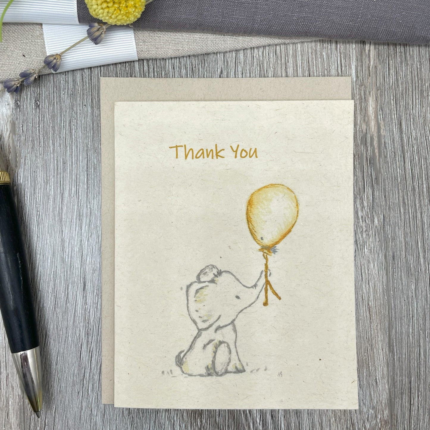 Thank you Card.  Baby Shower.  Bridal Shower. Plantable Cards