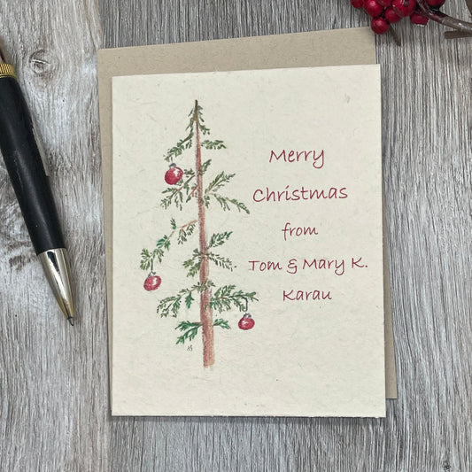 Christmas Plantable Card for Tom & Mary K
