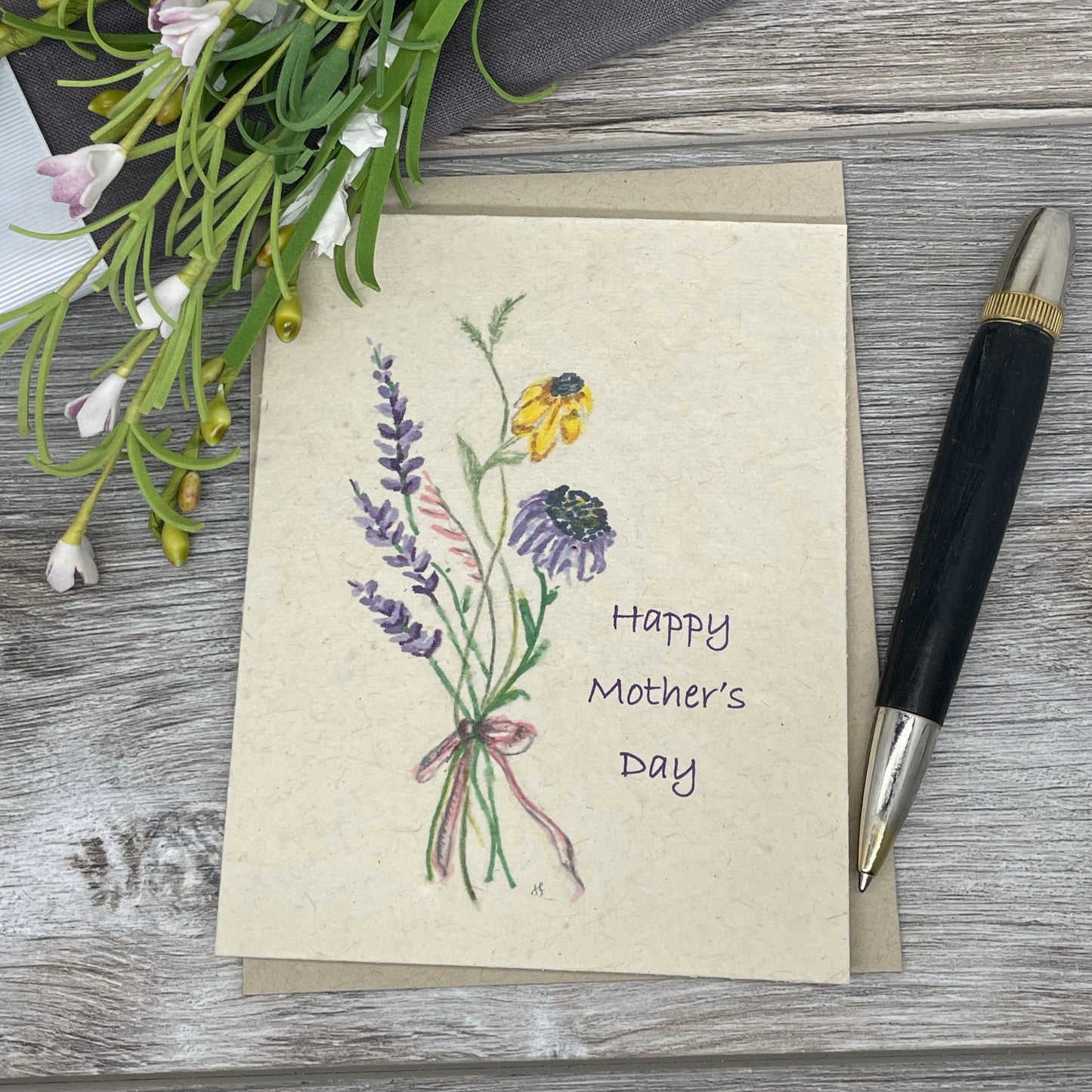 Mother's Day  |  Wildflowers  | Hand Drawn |  Plantable Seed Paper