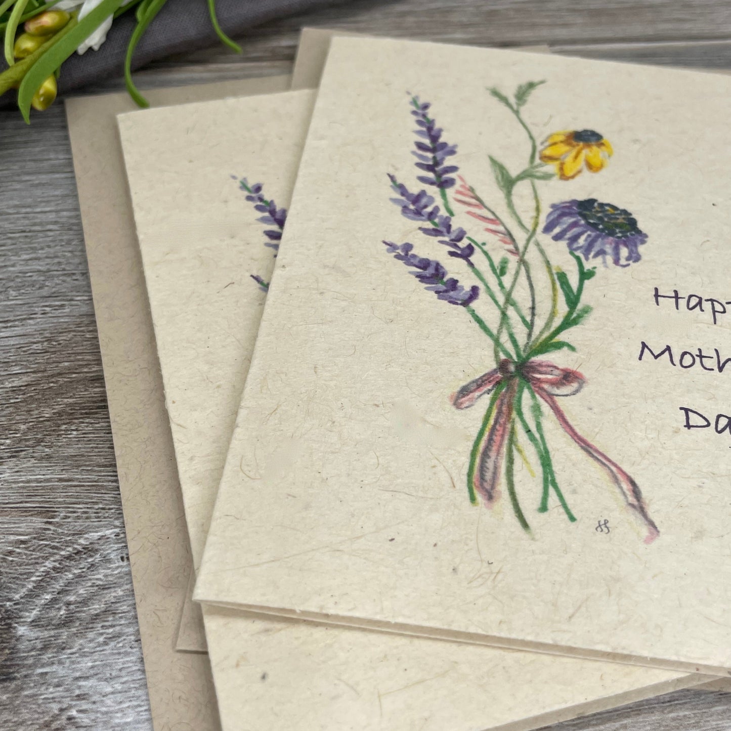 Mother's Day  |  Wildflowers  | Hand Drawn |  Plantable Seed Paper