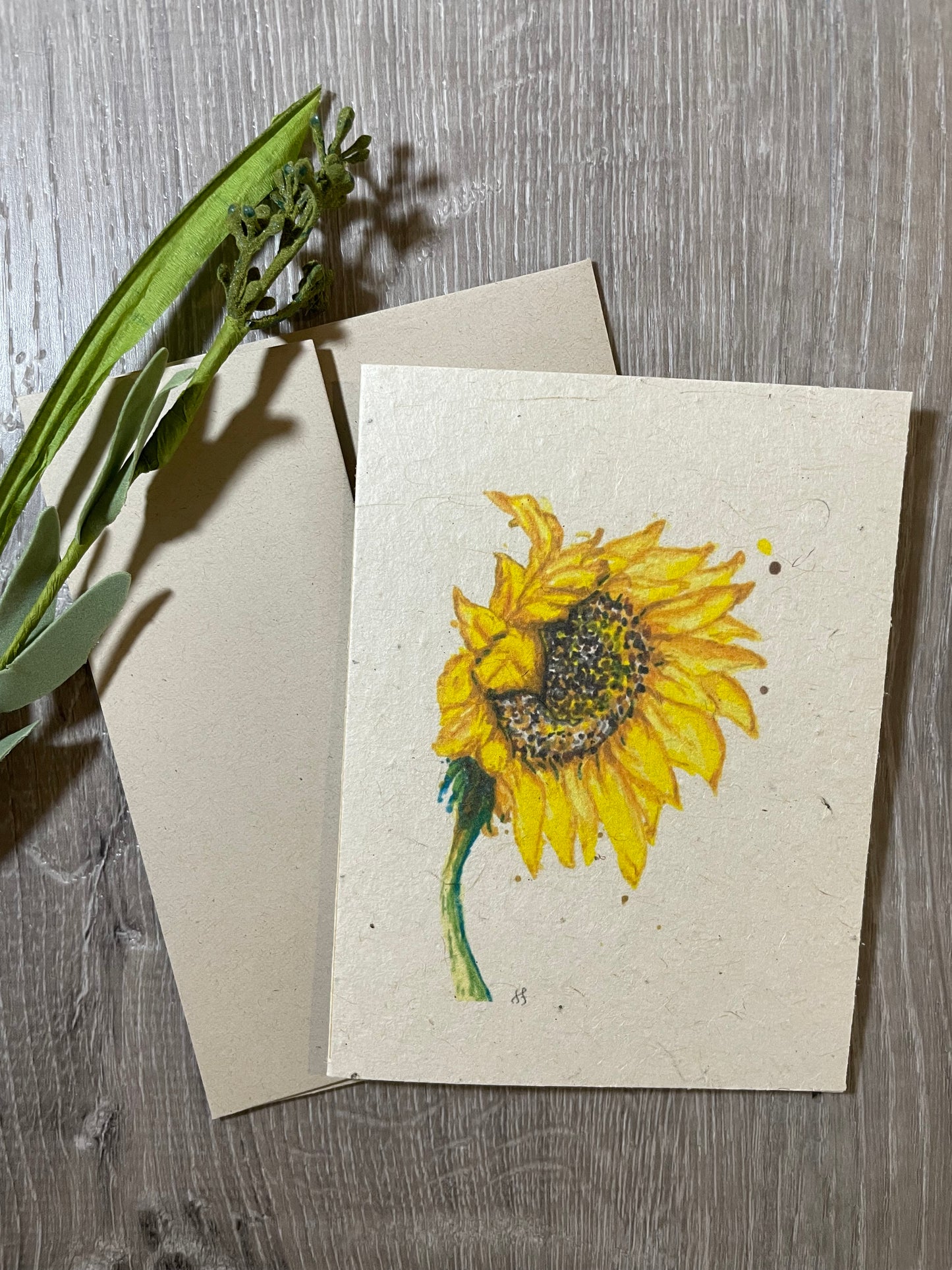 Sunflower Set | Plantable Card | Set of 6/12/18 | Wildflower Seed Paper