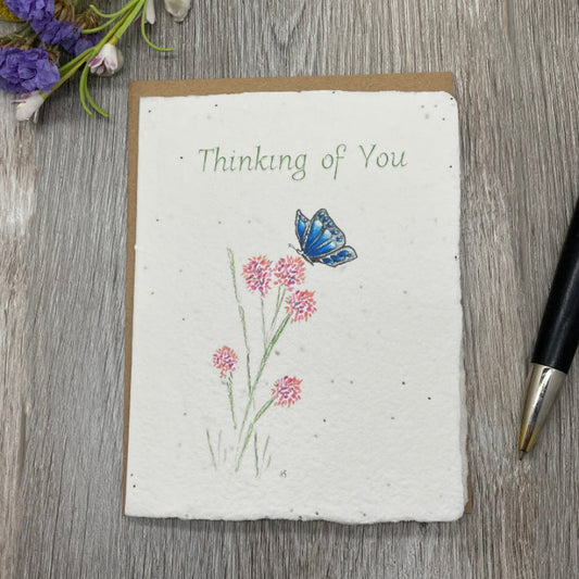 Thinking of You | Plantable Card | Butterfly