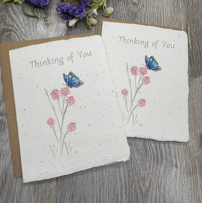 Thinking of You | Plantable Card | Butterfly