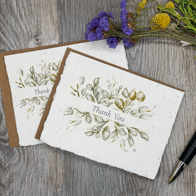 Thank You | Plantable Card | Eucalyptus