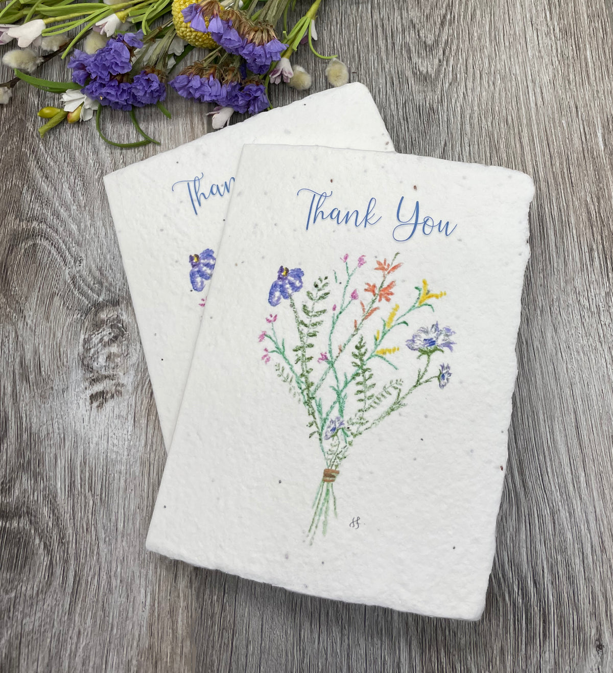 Thank You | Plantable Card | Wildflower Bunch