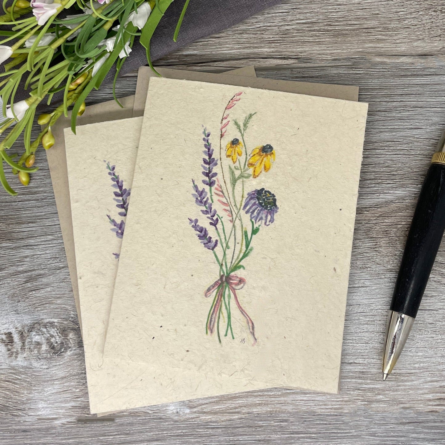 Wildflower Seed Paper Cards. Plantable Cards. Bridal Shower. Wedding. Baby shower. BLANK CARD> 